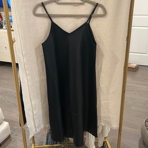 Never worn faux leather dress
